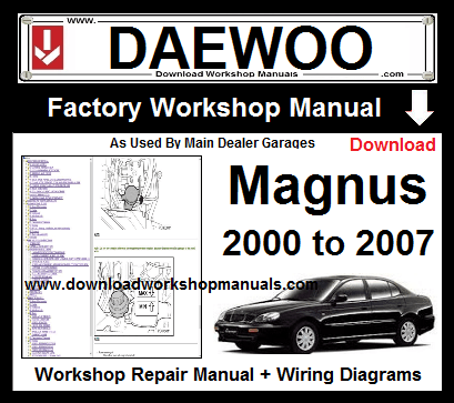 Daewoo Magnus Workshop Repair Manual Download